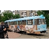 В Киеве запустили арт-трамвай